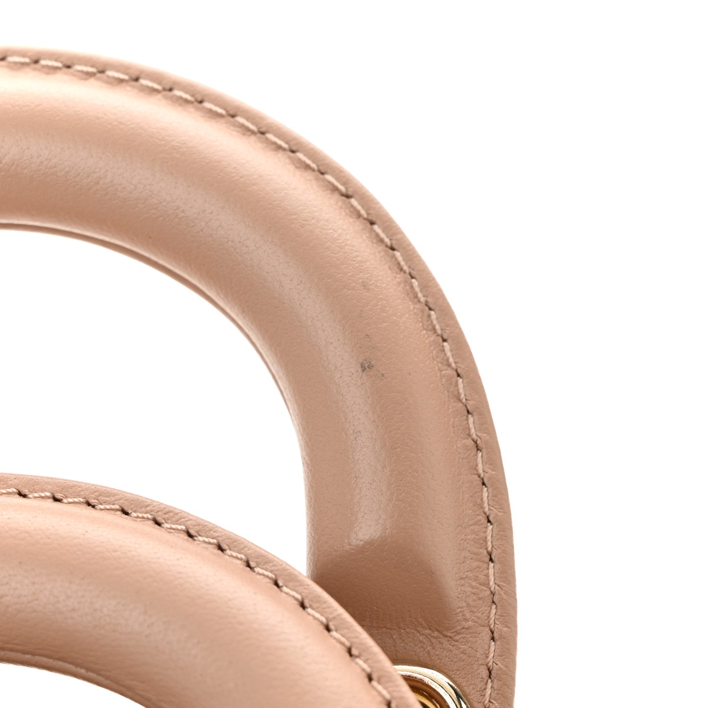 Lambskin Cannage Micro Lady D-Joy Rose Des Vents