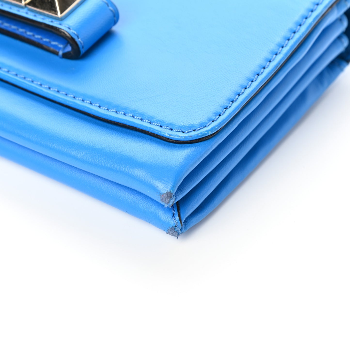Nappa Va Va Voom Shoulder Bag Blue Fluo