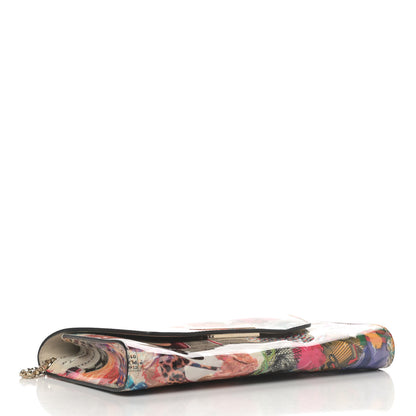 Christian Louboutin Patent Trash Printed Vero Dodat Clutch Multicolor 3 of 4