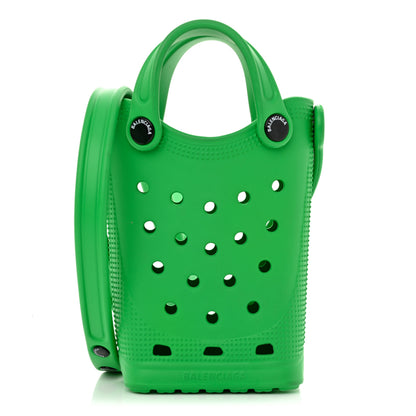 Balenciaga X CROCS Rubber Phone Holder with Strap Green 1 of 10