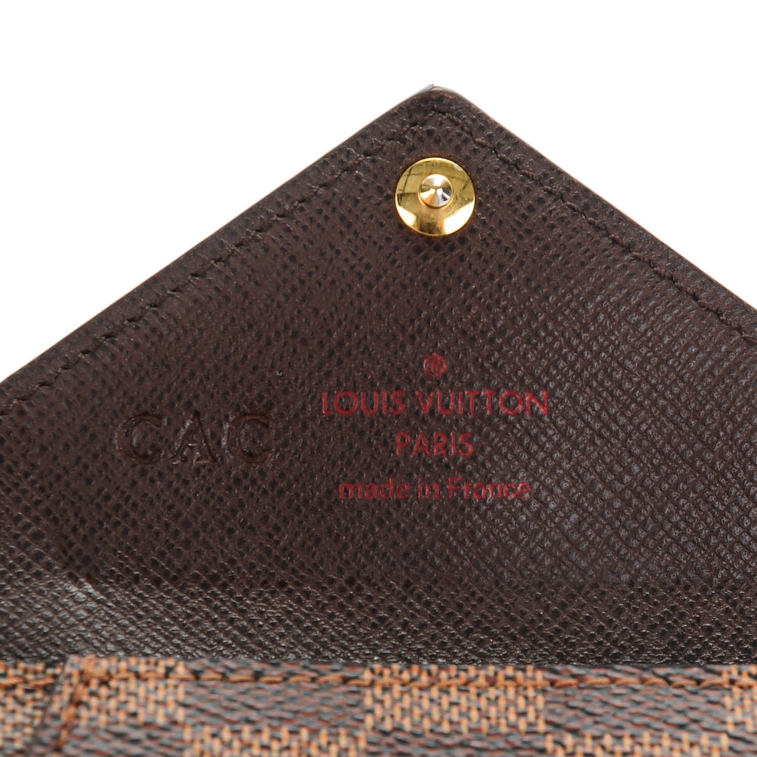 Louis Vuitton Damier Ebene Compact Origami Wallet 5 of 7