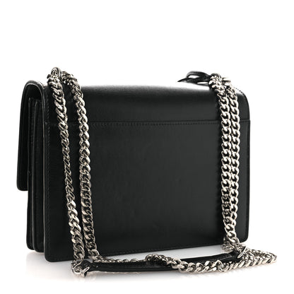 Saint Laurent Calfskin Medium Monogram Sunset Black Sunset Black 3 of 11