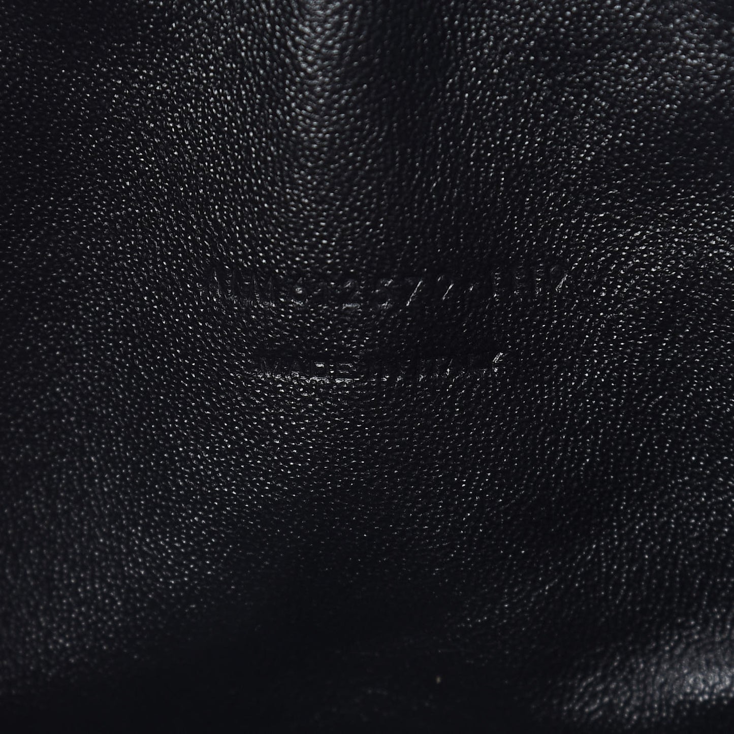 Grain De Poudre Matelasse Monogram Mini Lou Camera Bag Black