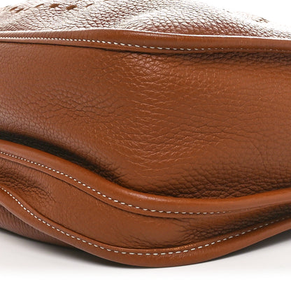 Hermes Taurillon Clemence Evelyne III GM Gold 10 of 10