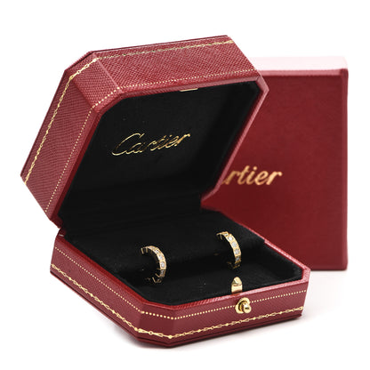 Cartier 18K Yellow Gold Diamond Lanieres Earrings 7 of 7