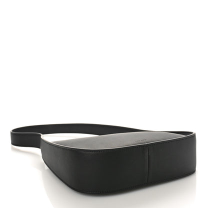 The Row Smooth Calfskin Half Moon Shoulder Bag Black 4 of 8