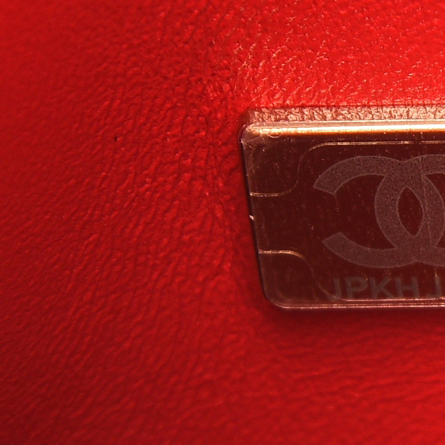 Caviar Quilted Small Coco Handle Flap Red