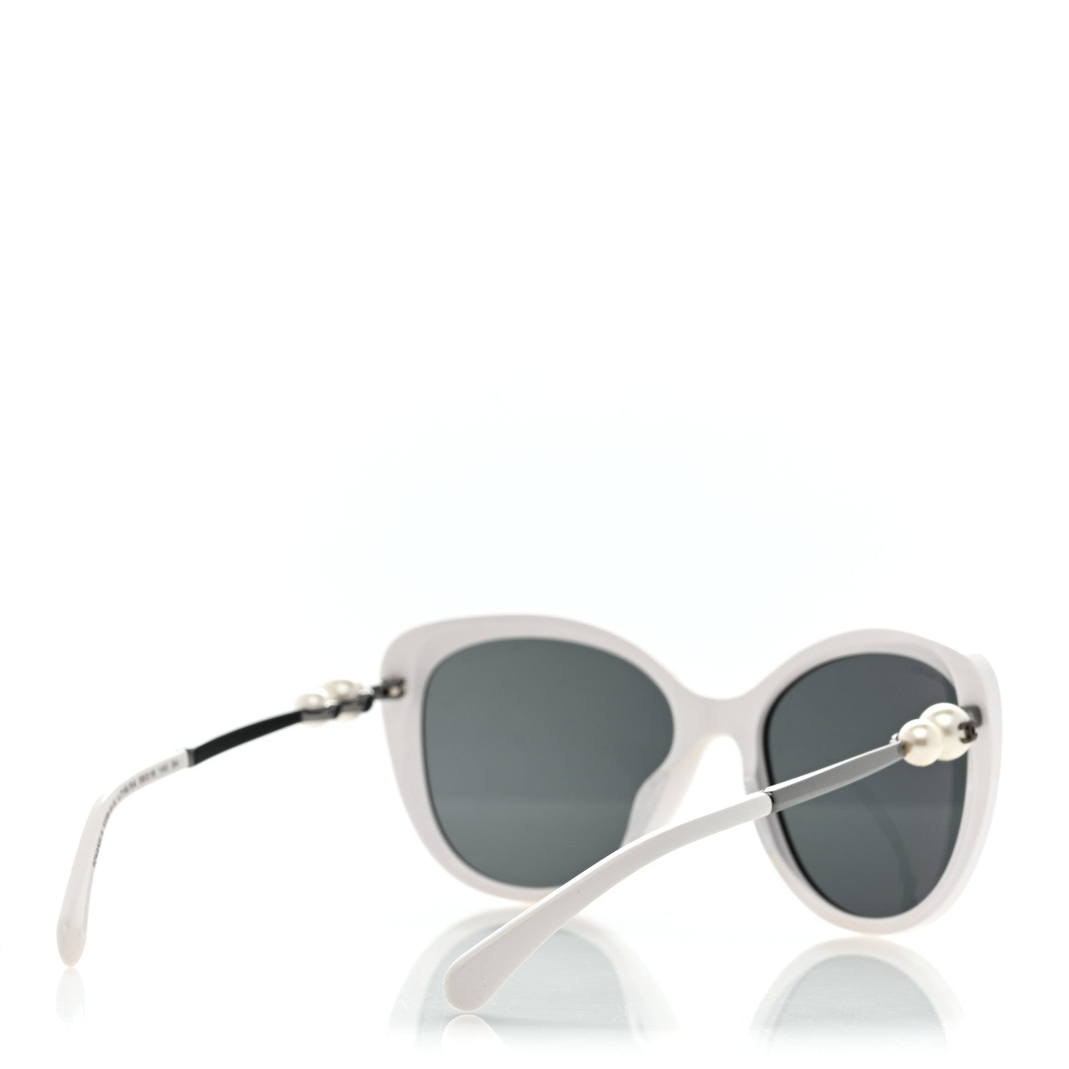Chanel Acetate Pearl Butterfly Sunglasses 5338-H-A White 4 of 8