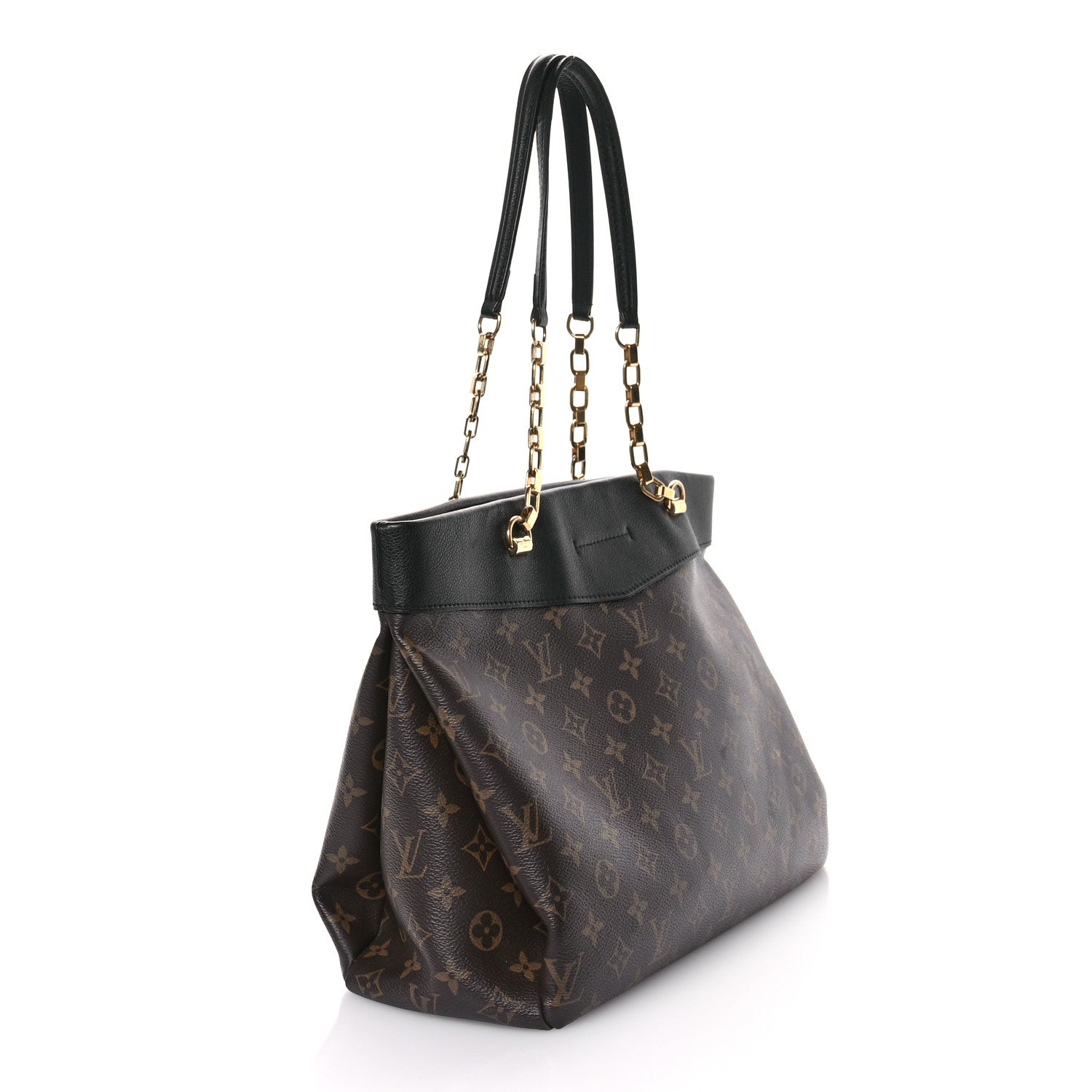 Louis Vuitton Monogram Pallas Shopper Black 3 of 12