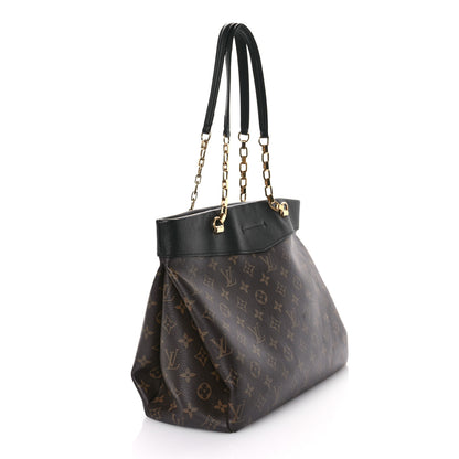 Louis Vuitton Monogram Pallas Shopper Black 3 of 12