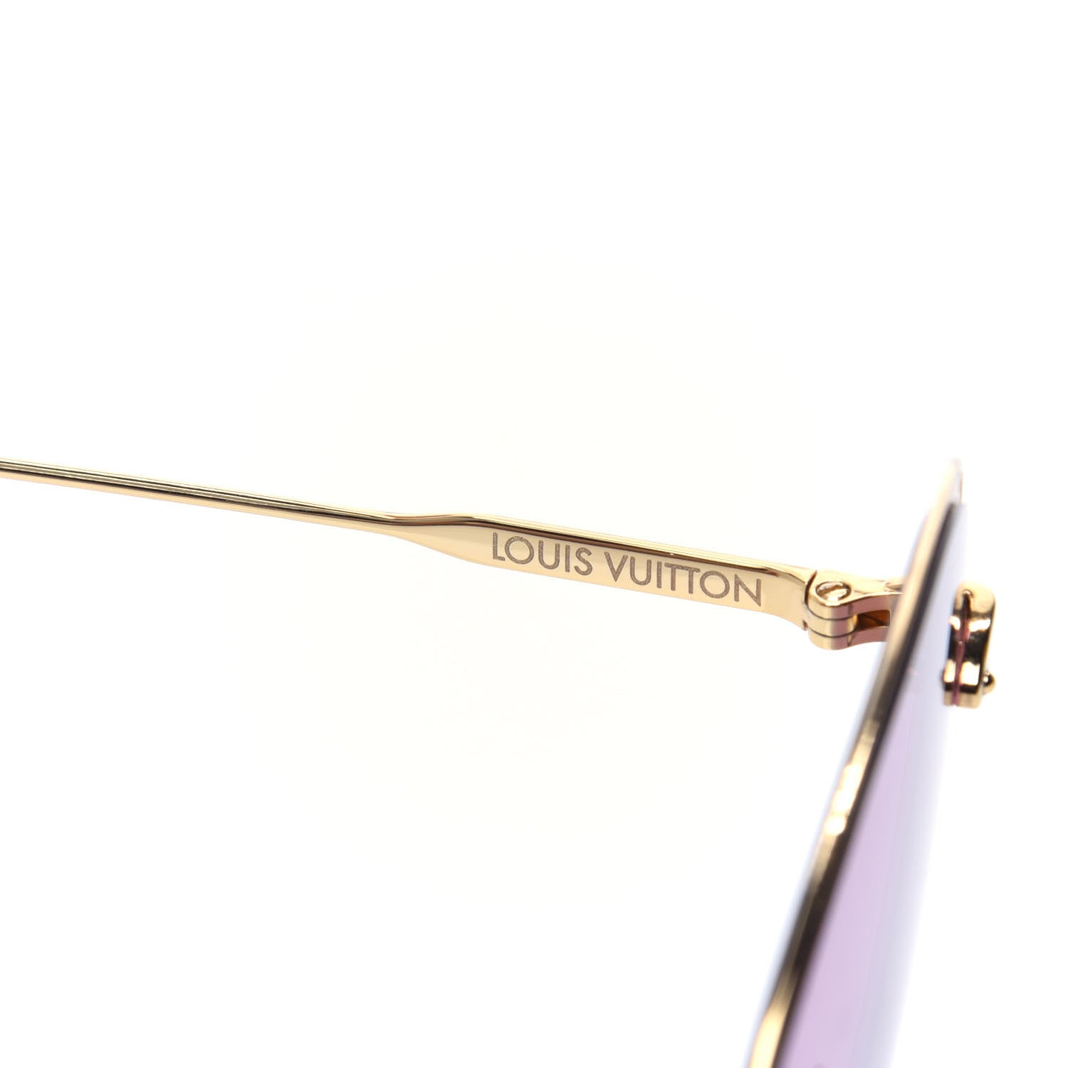 Louis Vuitton Metal A Nous Deux Sunglasses Z1306E Purple Blue 5 of 9