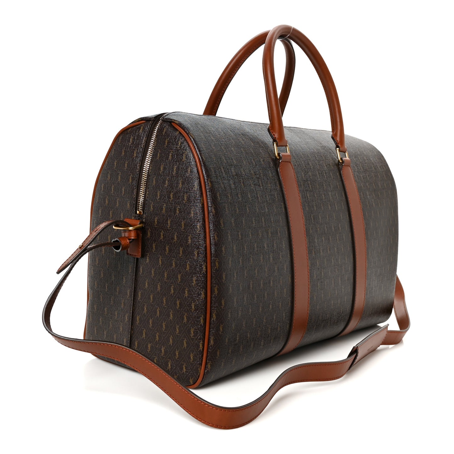 Canvas Smooth Calfskin Le Monogramme 48H Duffle Chestnut