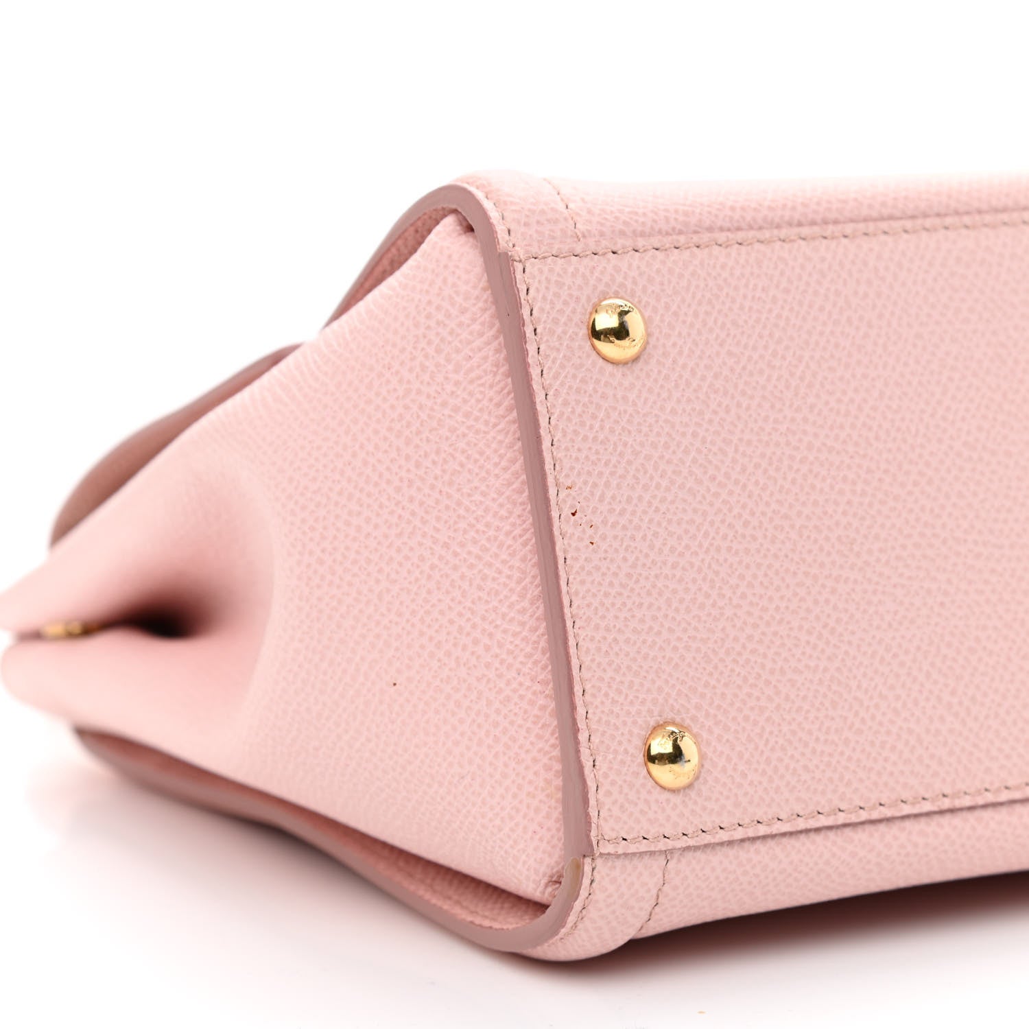 Salvatore Ferragamo Hammered Calfskin Carrie Shoulder Bag Pink 10 of 11