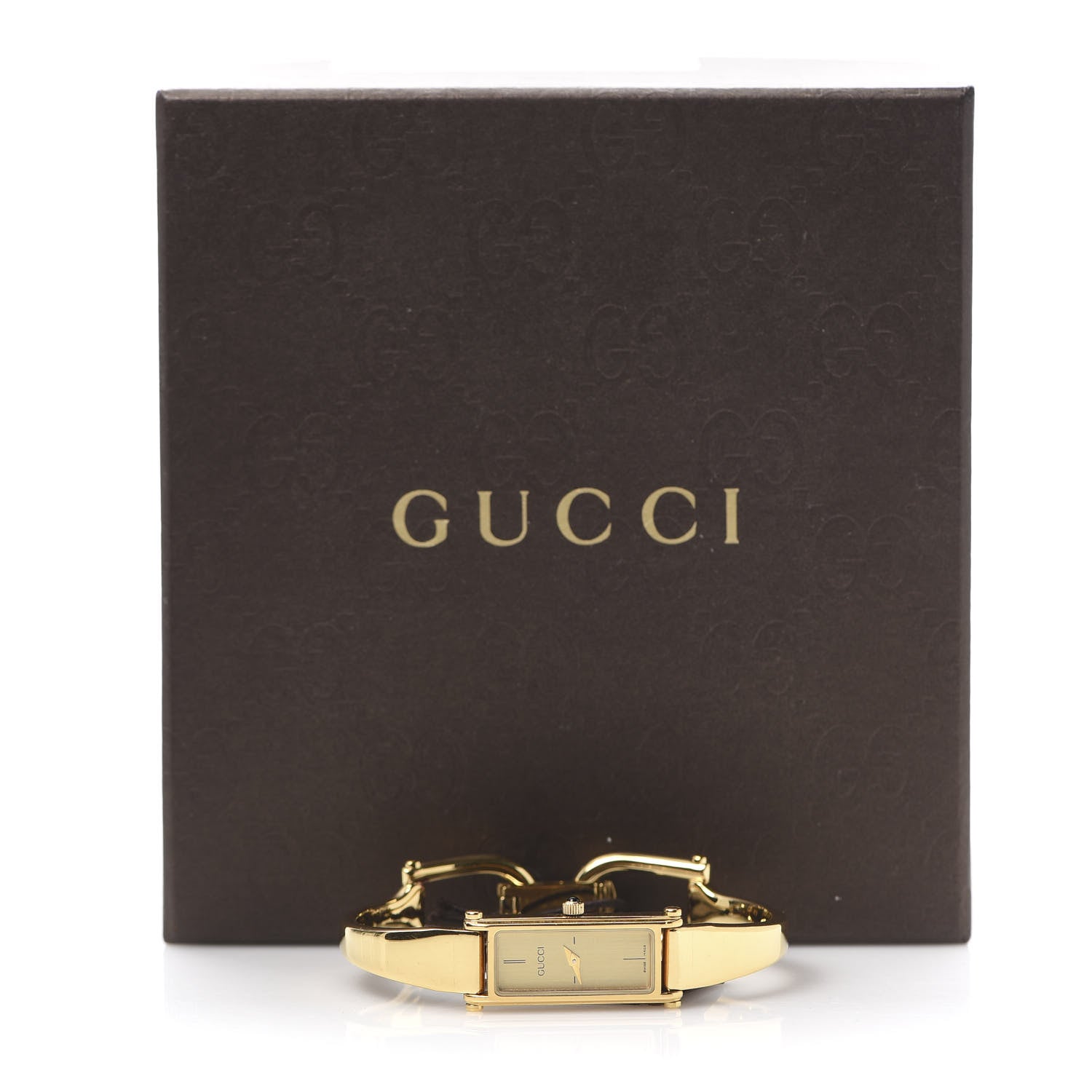 Gucci Stainless Steel 12mm 1500L Horsebit Quartz Watch Gold 7 of 7
