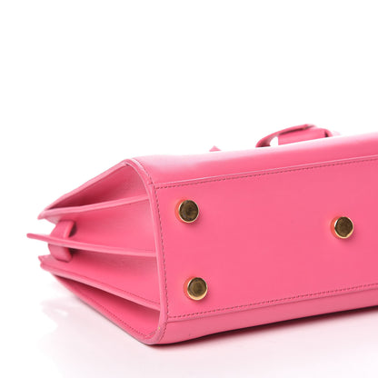Saint Laurent Calfskin Nano Sac De Jour Lipstick Fuchsia 7 of 11