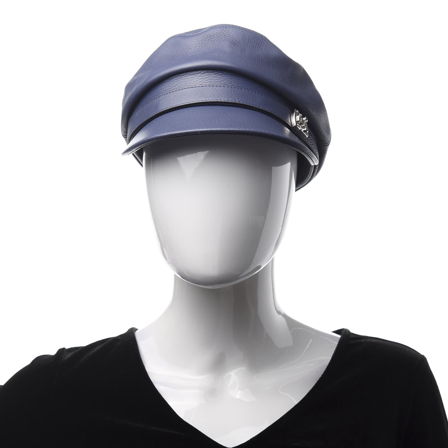Gucci Calfskin Cellarius Hat S Washed Indigo 2 of 8