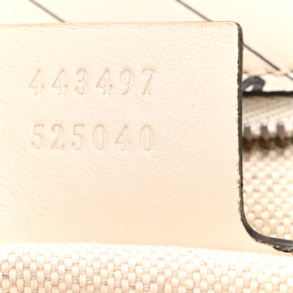 Gucci X BALENCIAGA Calfskin Matelasse Logo Print Small GG Marmont Shoulder Bag White 8 of 11