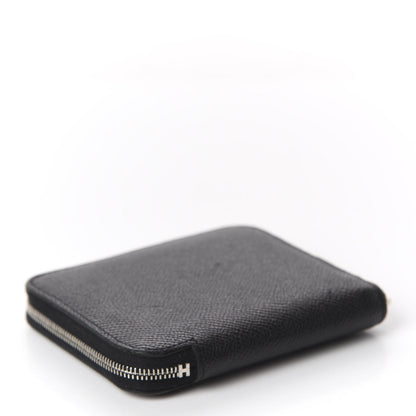 Hermes Epsom Silk'in Compact Wallet Black 3 of 7