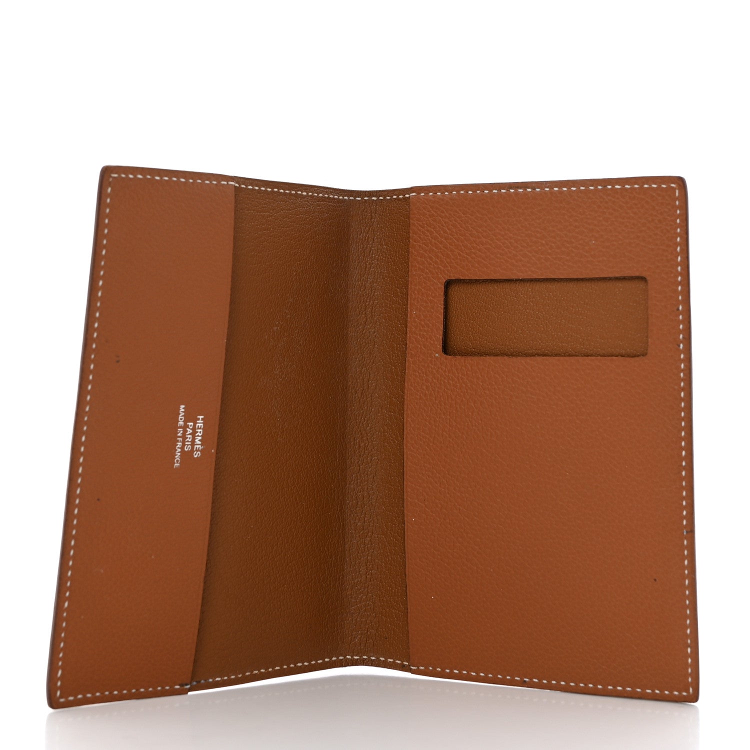 Hermes Evercolor MC2 Magellan Passport Holder Gold 5 of 11