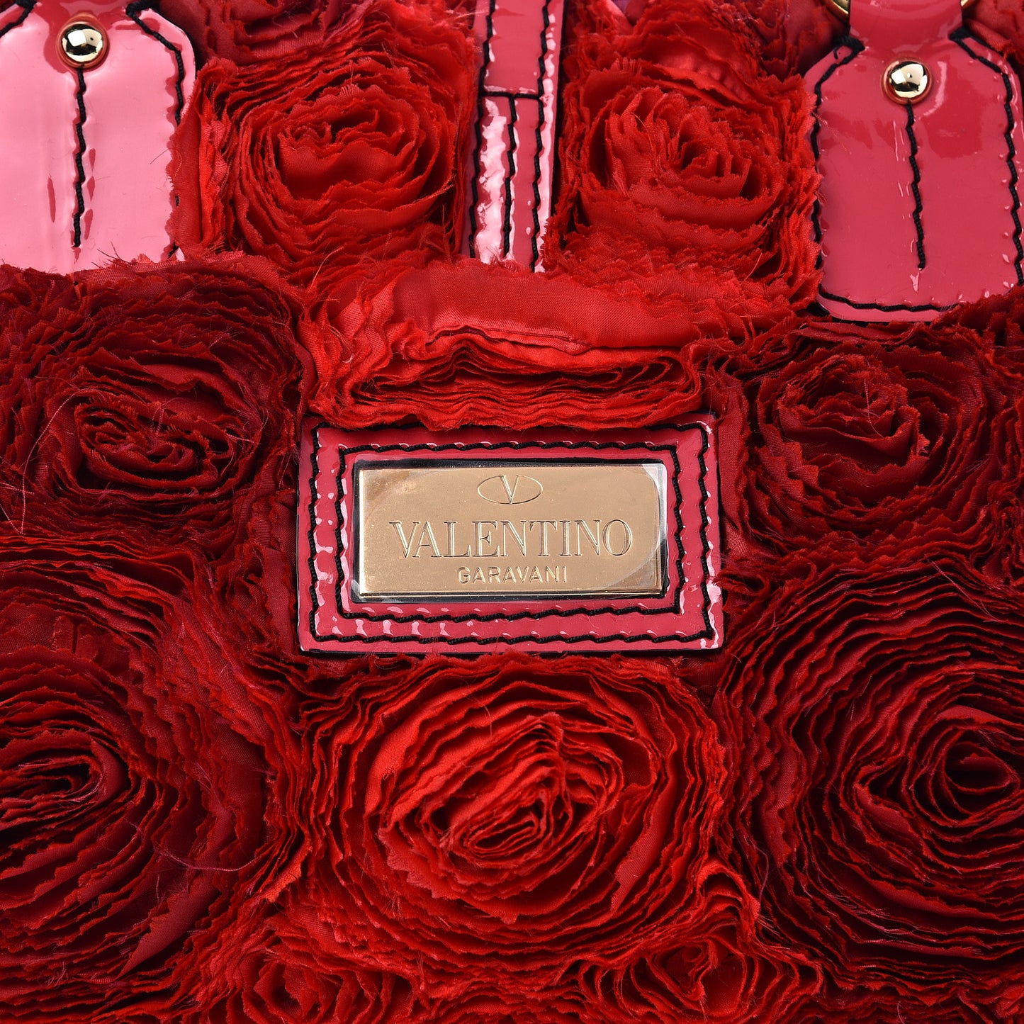 Silk Patent Rosier Tote Pink