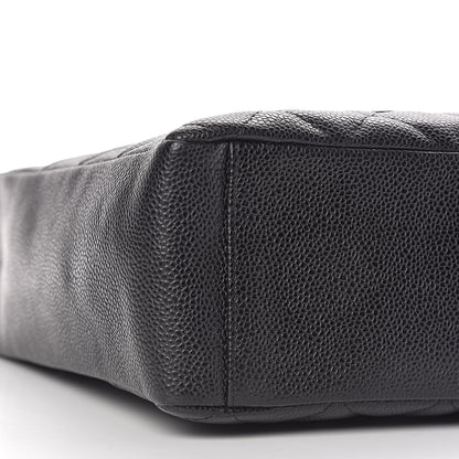 Chanel Caviar Quilted Petit Shopping Tote PST Black 9 of 10