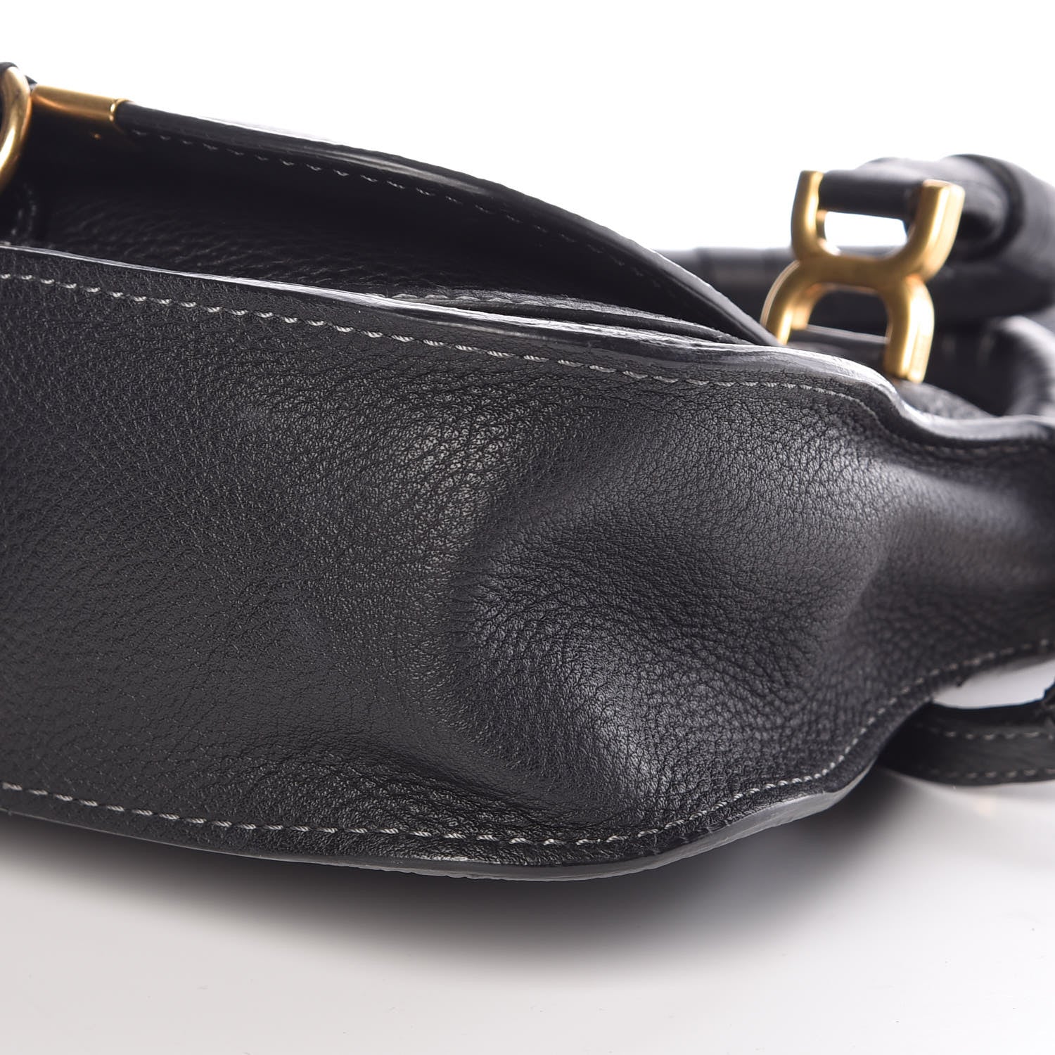 Chloe Calfskin Baby Marcie Satchel Black 9 of 9