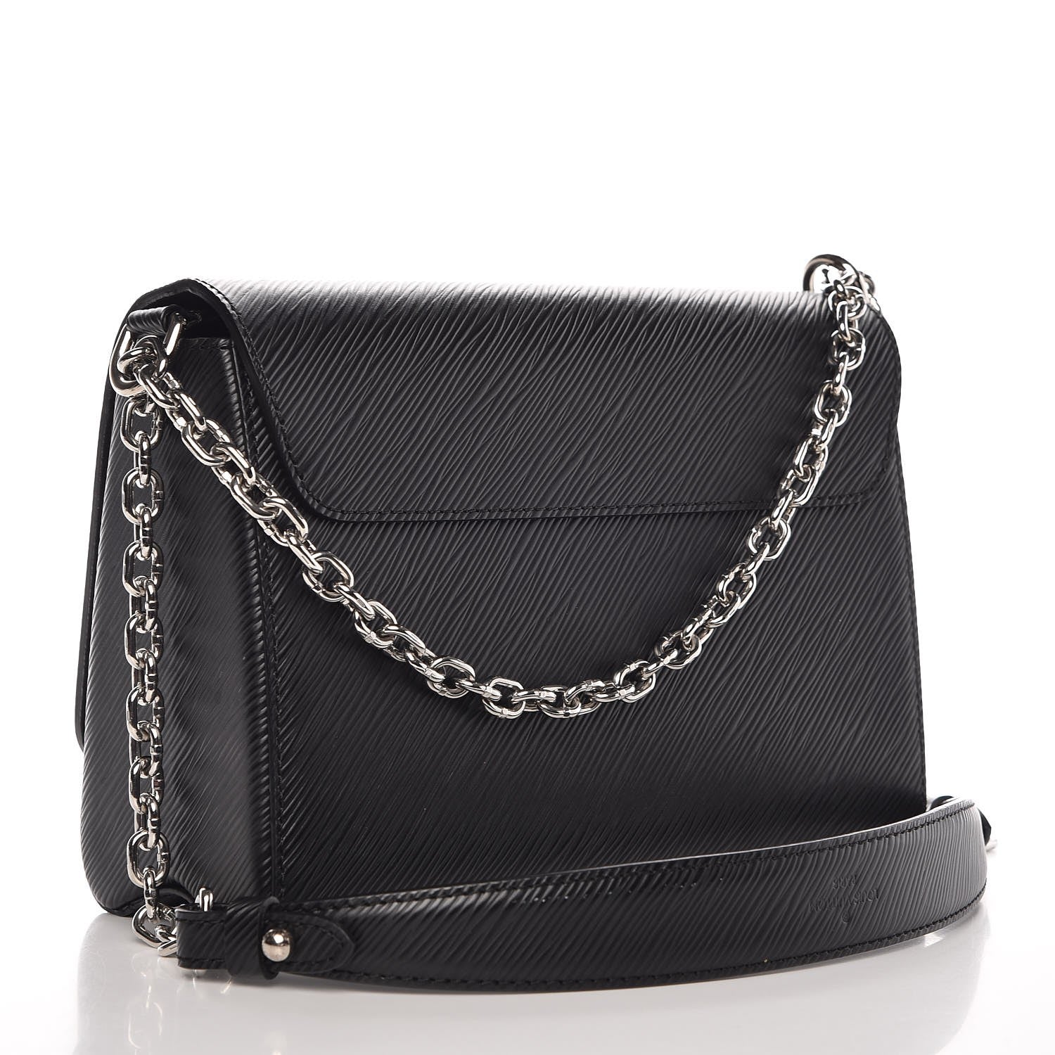 Louis Vuitton Epi Twist Shoulder Bag MM Black 4 of 8