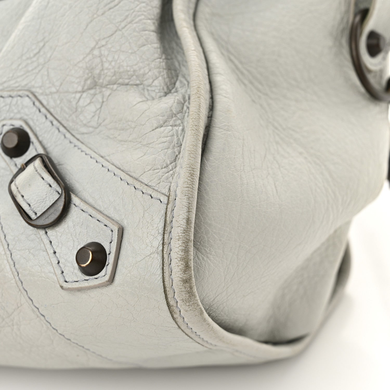 Balenciaga Agneau Classic Hardware Maxi Twiggy Gris Glace 17 of 18