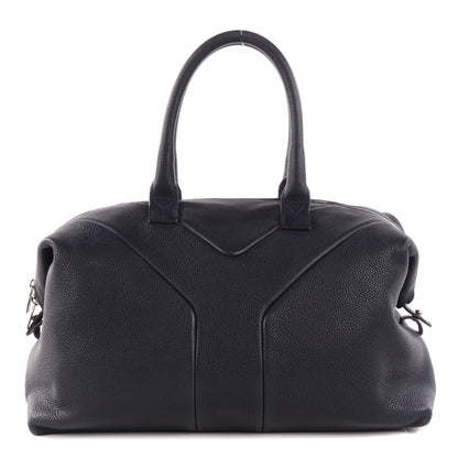 Saint Laurent Pebbled Lambskin Medium Easy Sac Navy Blue 1 of 7