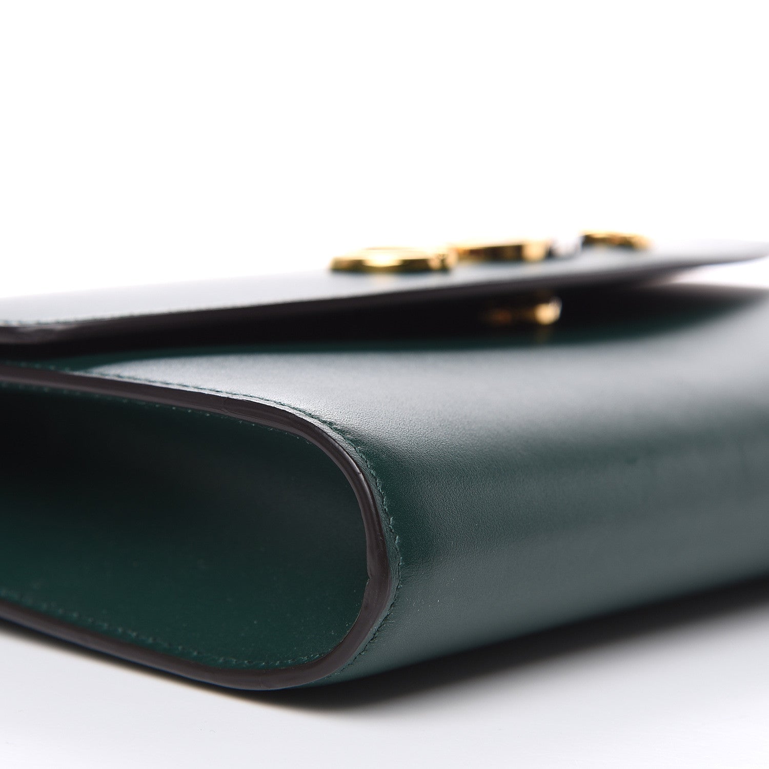 Gucci Smooth Calfskin Small Zumi Top Handle Shoulder Bag Vintage Green 8 of 11