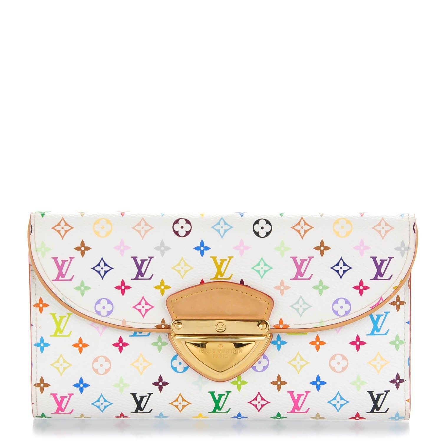 Louis Vuitton Monogram Multicolor Eugenie Wallet White Anie 1 of 7