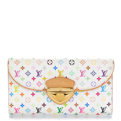 Louis Vuitton Monogram Multicolor Eugenie Wallet White Anie 1 of 7