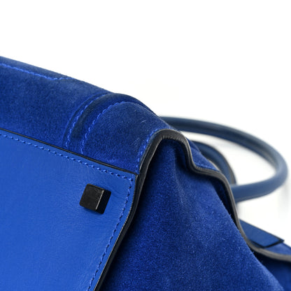 Celine Suede Medium Phantom Luggage Colbalt Blue 30 of 34