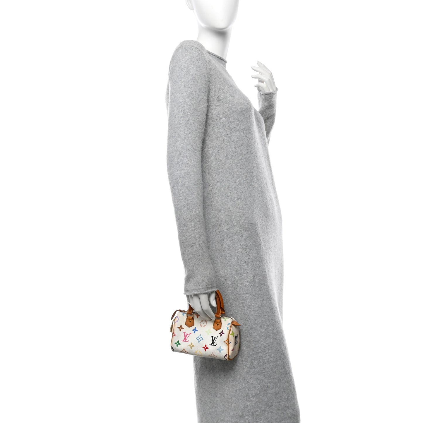 Monogram Multicolor Mini Sac HL Speedy White