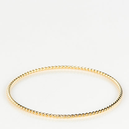 Tiffany 18K Yellow Gold Twist Bangle 3 of 4