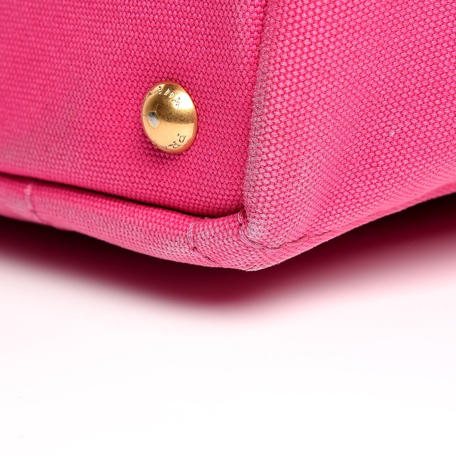 Prada Canapa Small Logo Tote Fuxia 14 of 15