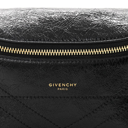 Givenchy Crackle Calfskin ID Belt Bag Black 8 of 10