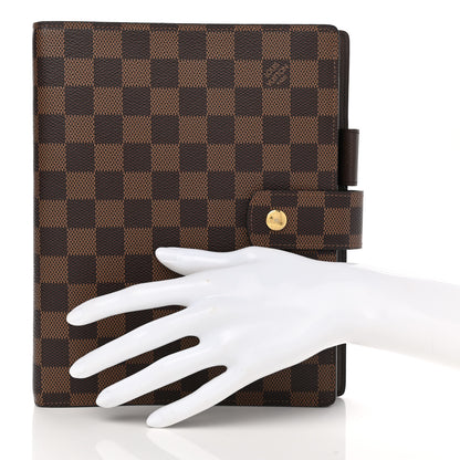 Louis Vuitton Damier Ebene Large Ring Agenda Cover 2 of 8