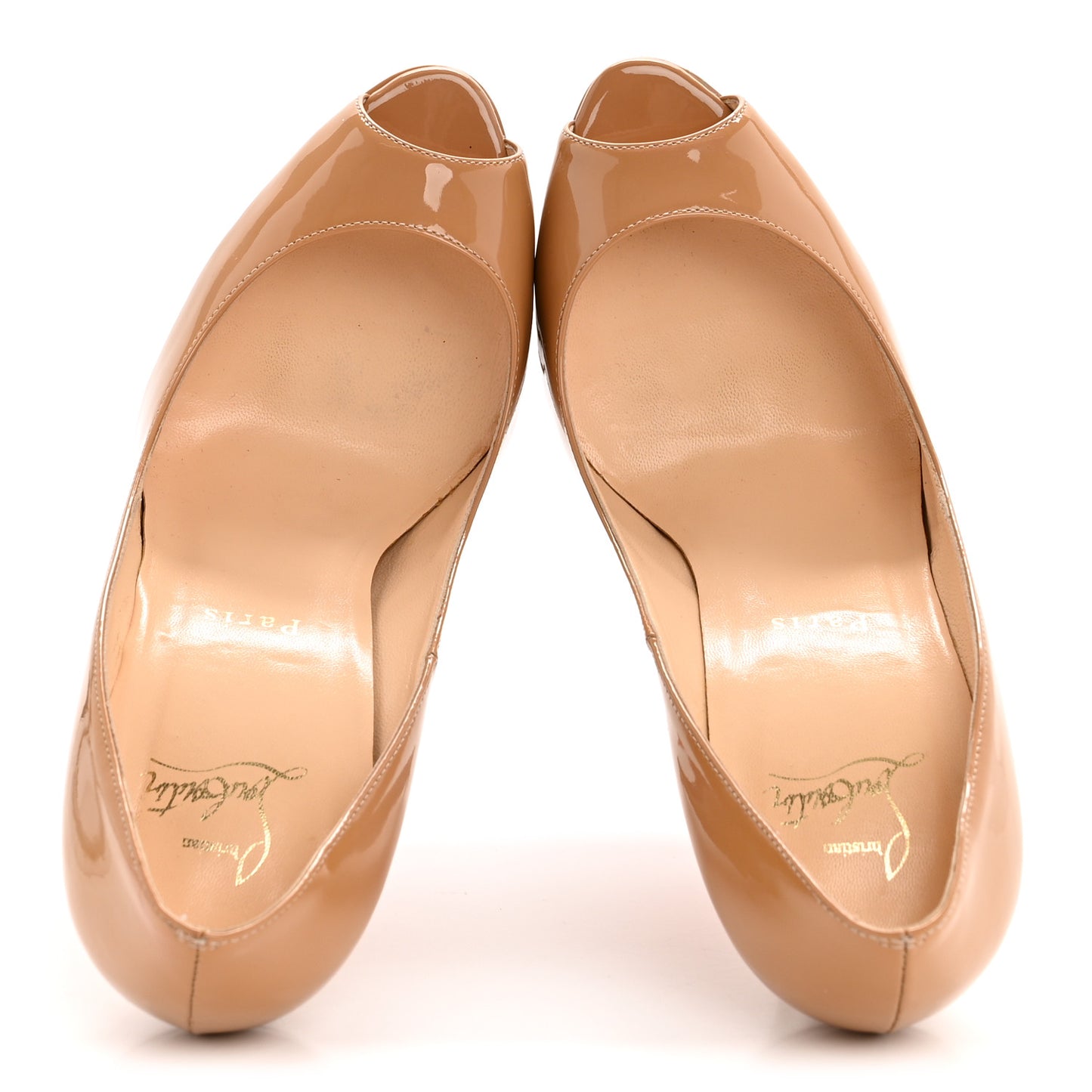 Patent Lady Peep 150 Pumps 36 Nude 38 Nude