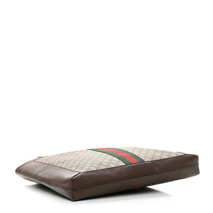 Gucci GG Supreme Monogram Web Large Ophidia Vertical Shopping Tote Brown 4 of 11