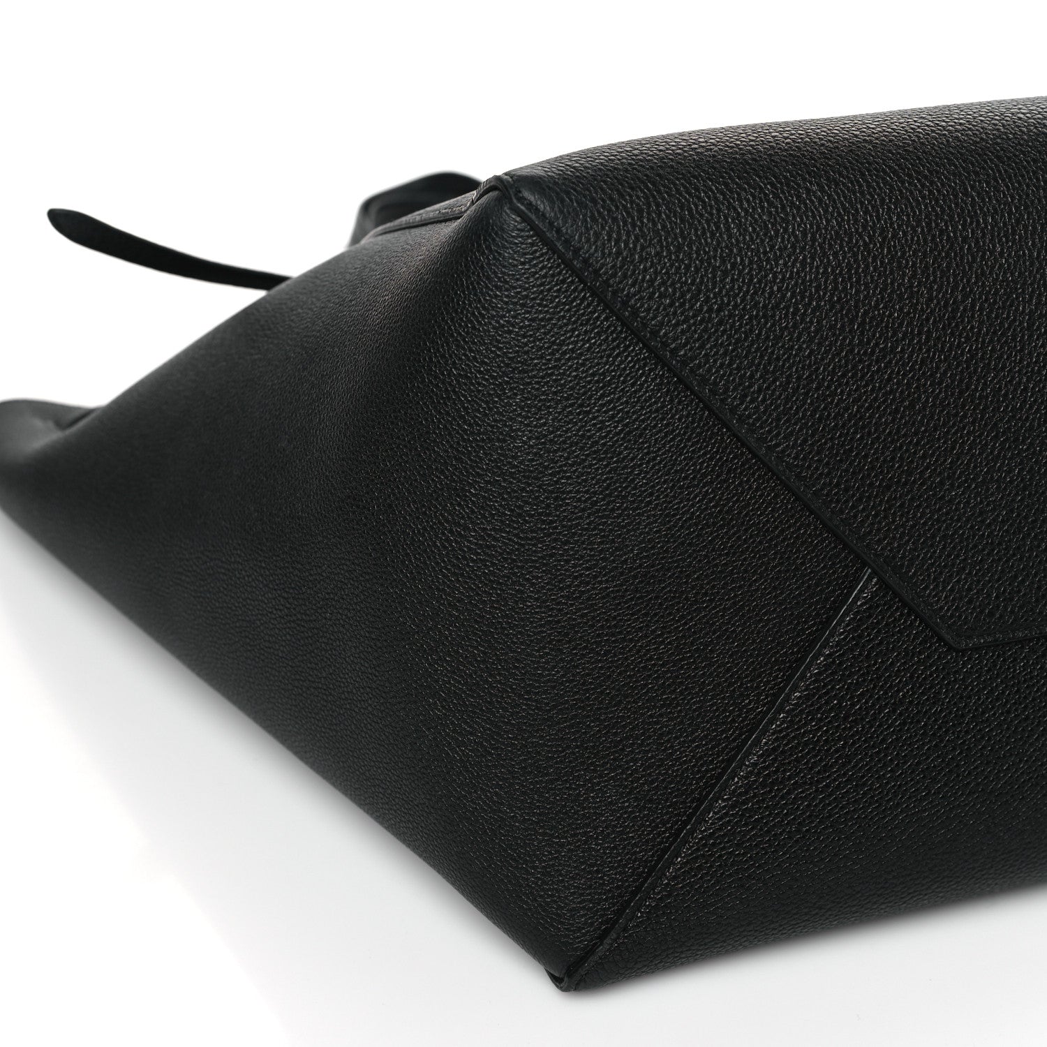 Celine Soft Grained Calfskin Medium Belt Cabas Phantom Black 8 of 9