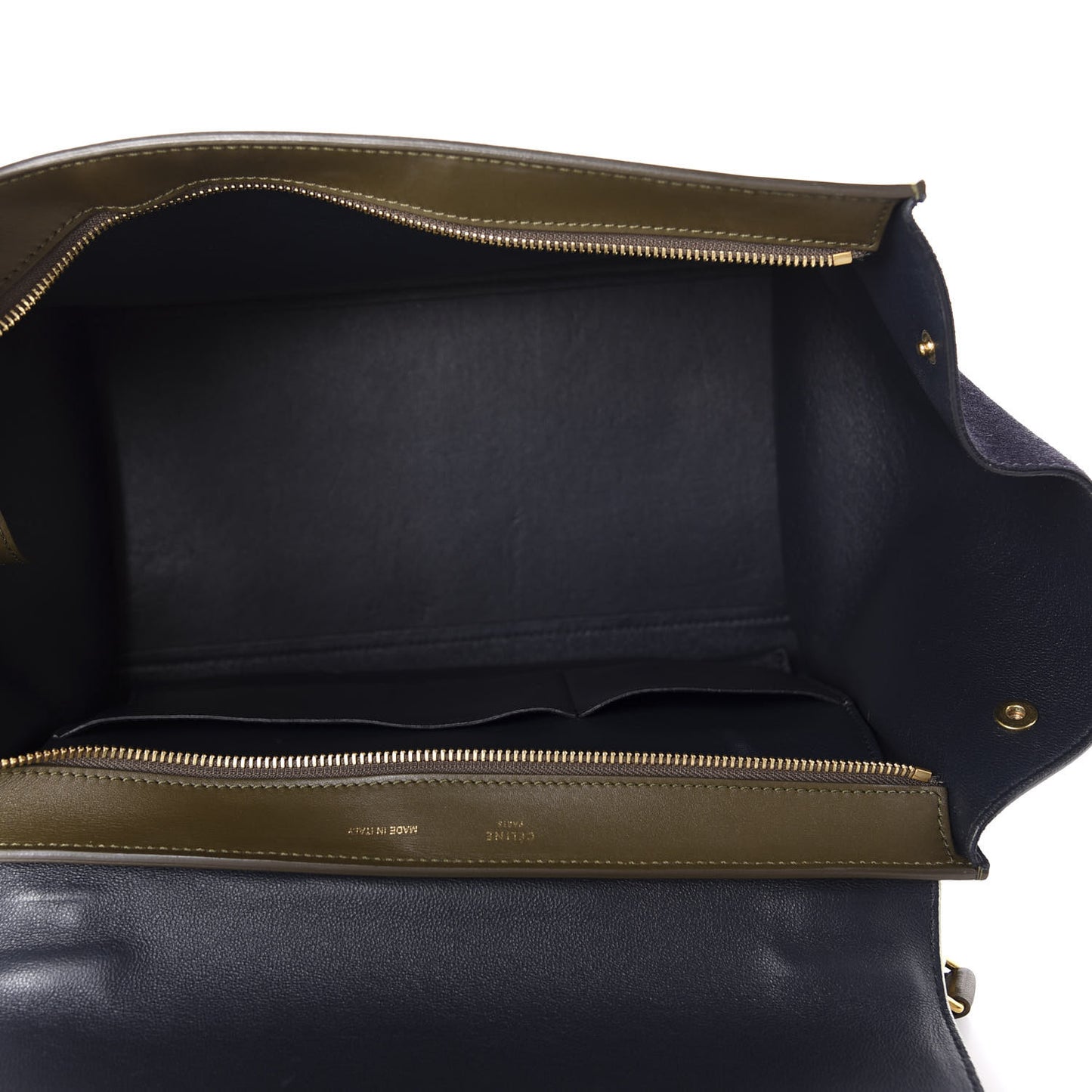 Velluto Calfskin Suede Medium Tri-Color Trapeze