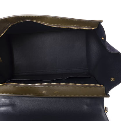 Celine Velluto Calfskin Suede Medium Tri-Color Trapeze 6 of 11