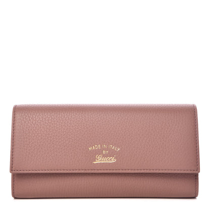 Gucci Dollar Calfskin Swing Continental Wallet Soft Pink 1 of 10