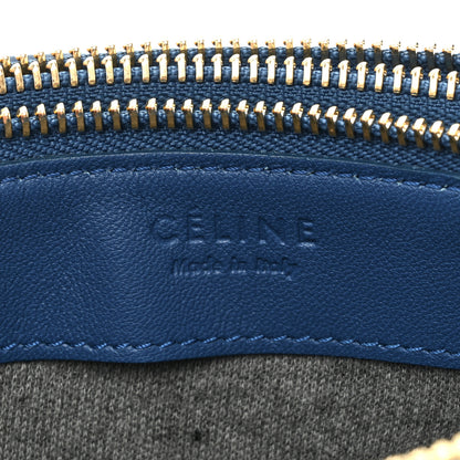 Celine Lambskin Small Trio Crossbody Bag Indigo 8 of 10