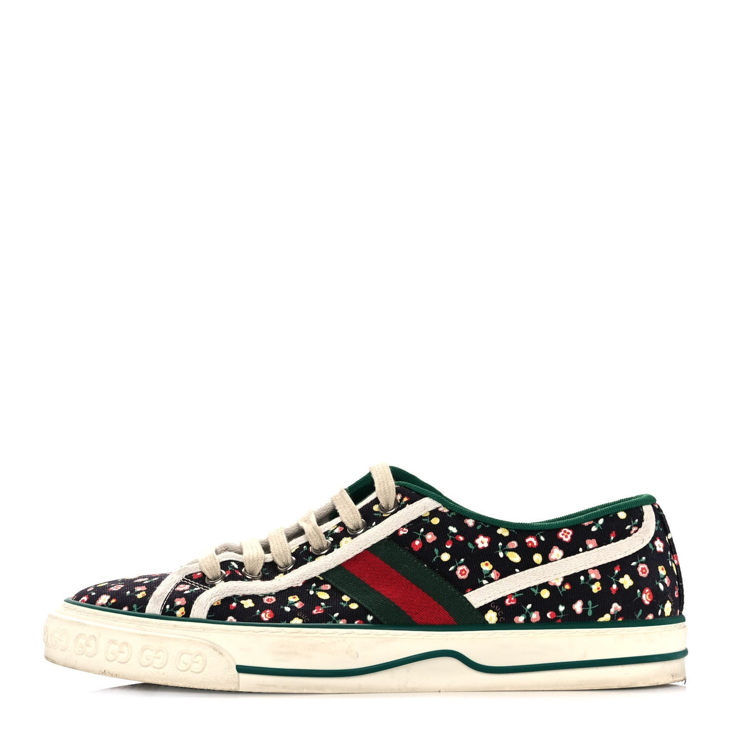 X LIBERTY OF LONDON Canvas Web Holly Print Womens 1977 Tennis Sneakers 40 Black