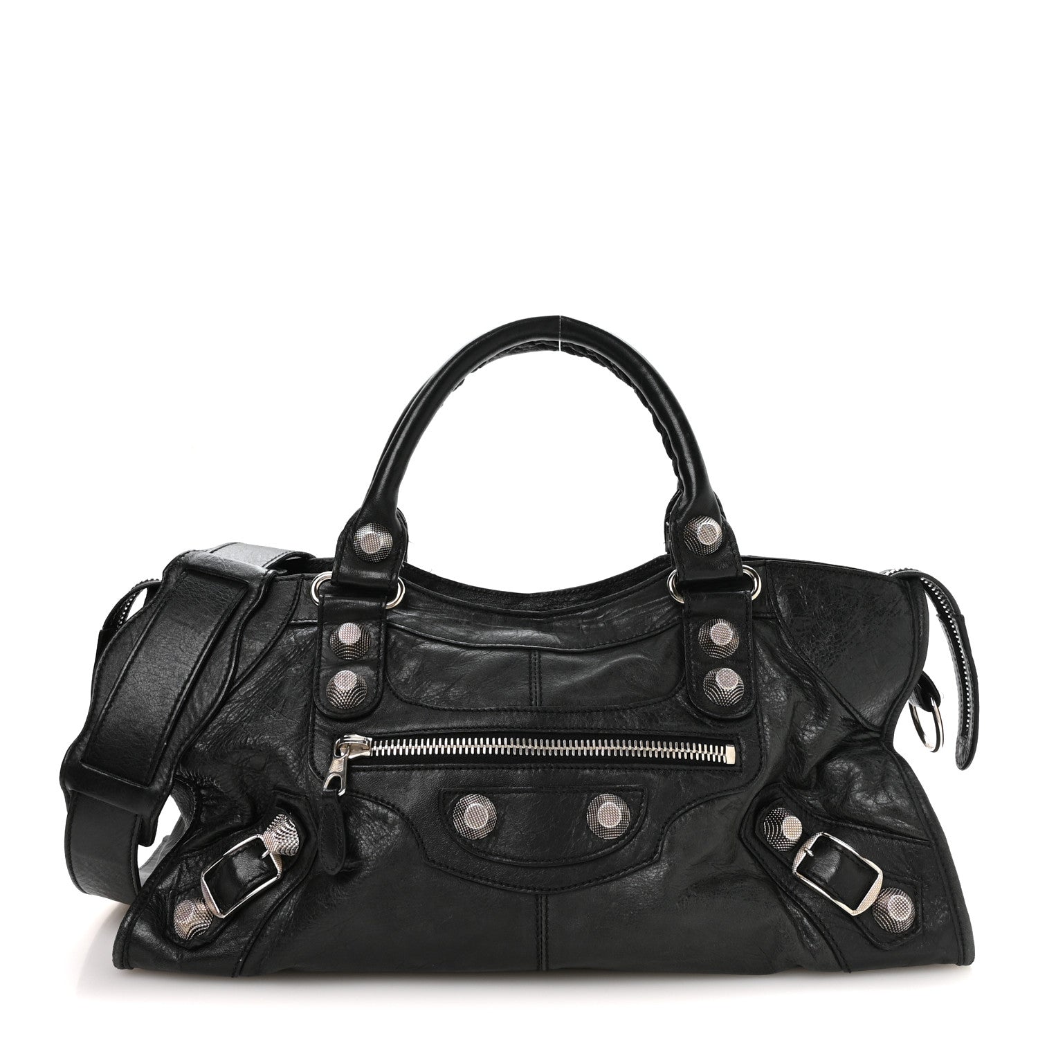 Balenciaga Agneau Giant 21 Silver Hardware Part Time Black 1 of 10