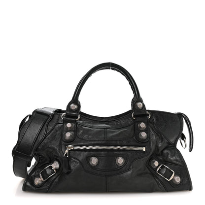 Balenciaga Agneau Giant 21 Silver Hardware Part Time Black 1 of 10