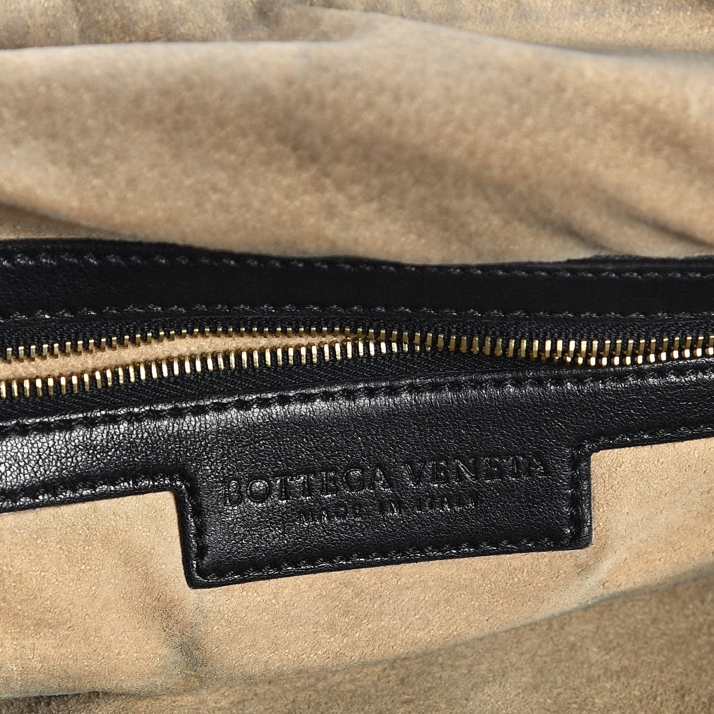 Nappa Intrecciato Hobo Black