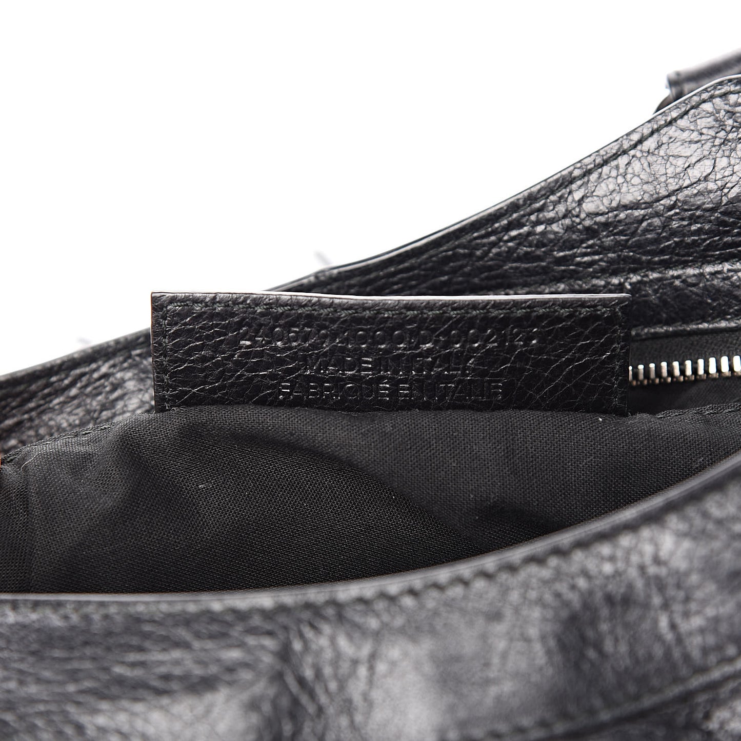 Agneau Classic Silver Hardware Town Black